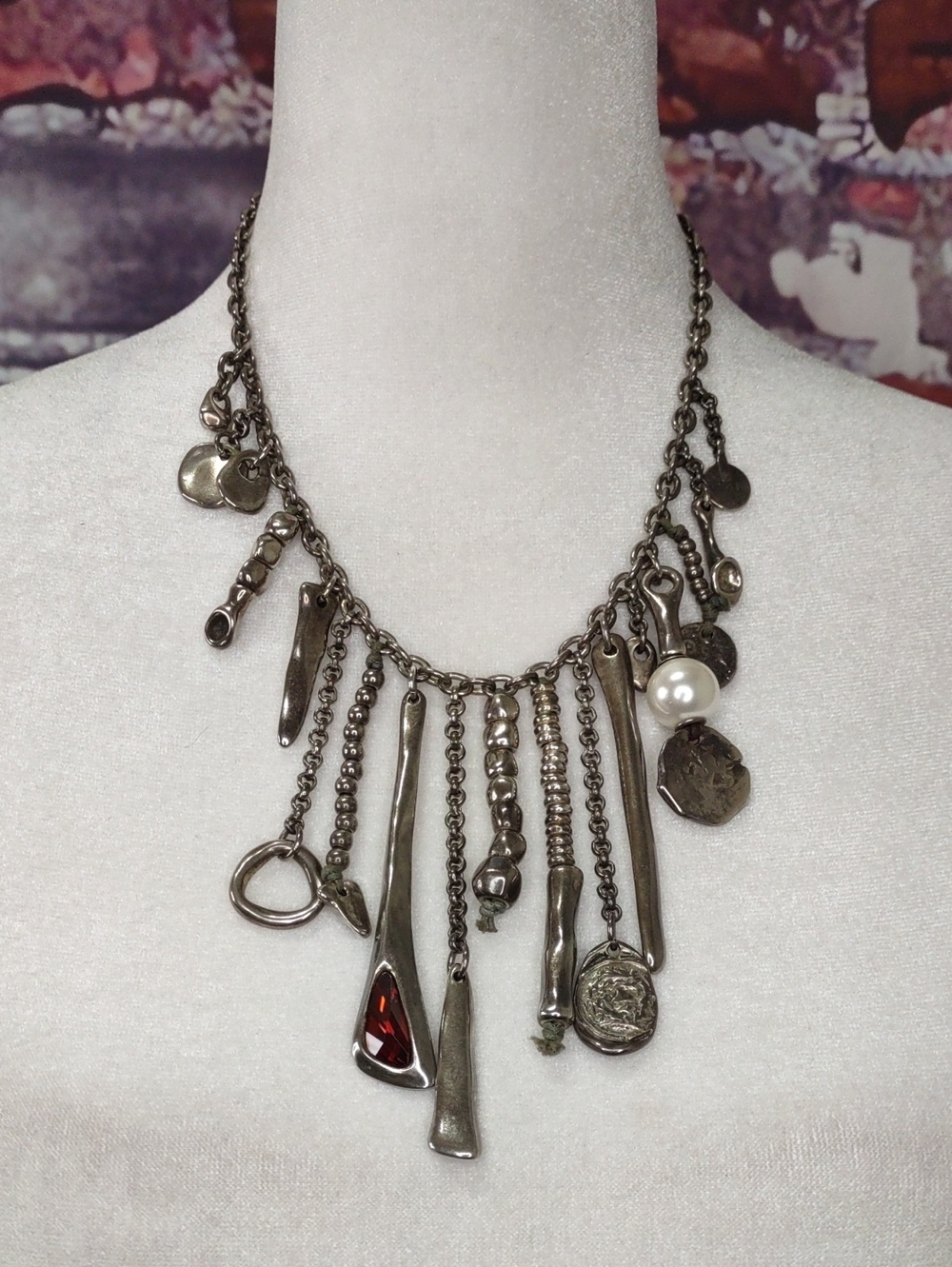 UNO de 50 "Atlantis" Multi-Charm Necklace